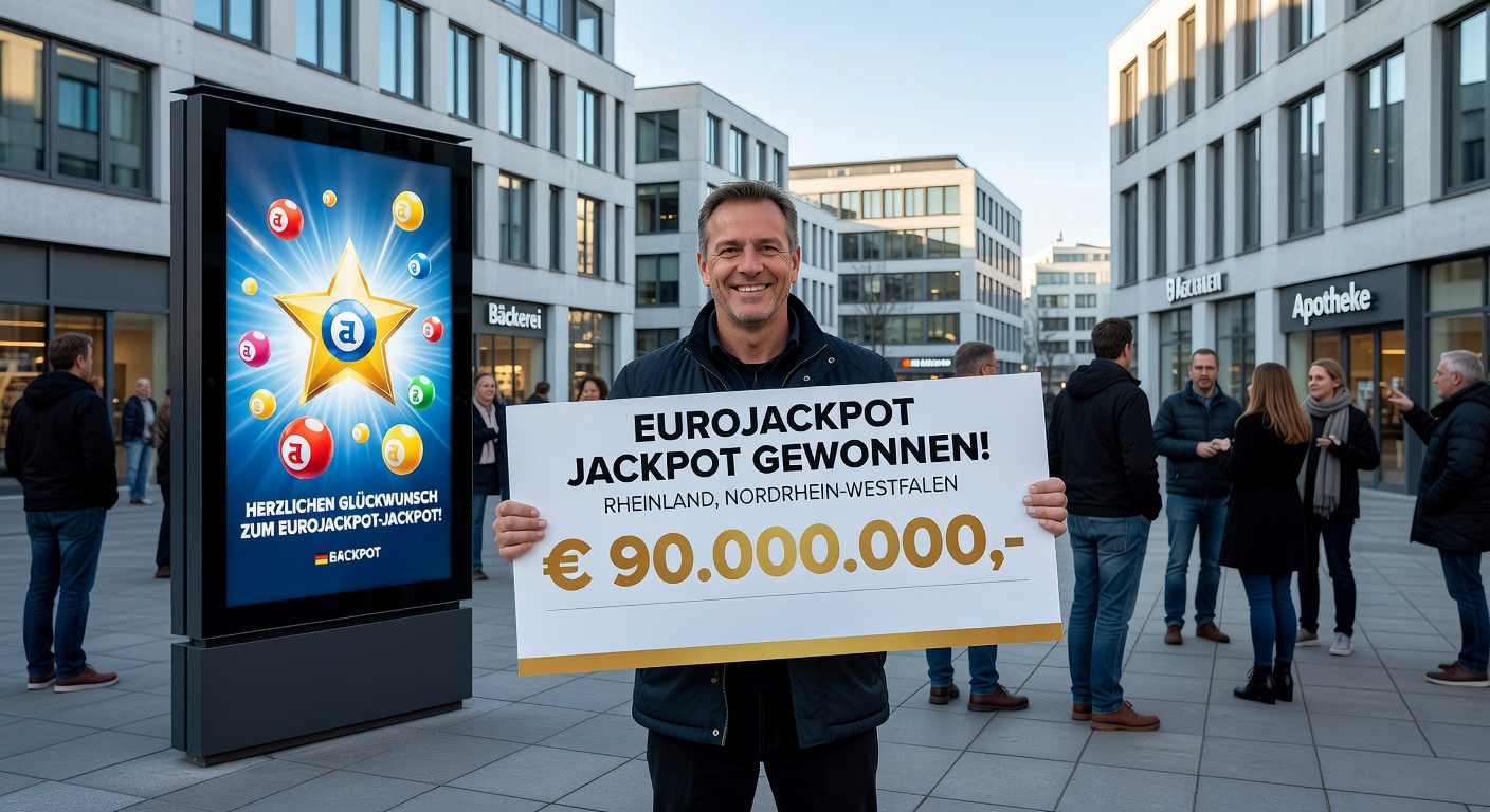 Symbolisches Bild eines unbeanspruchten Lotto-Scheins neben einer Uhr, die die Frist bis 2029 anzeigt