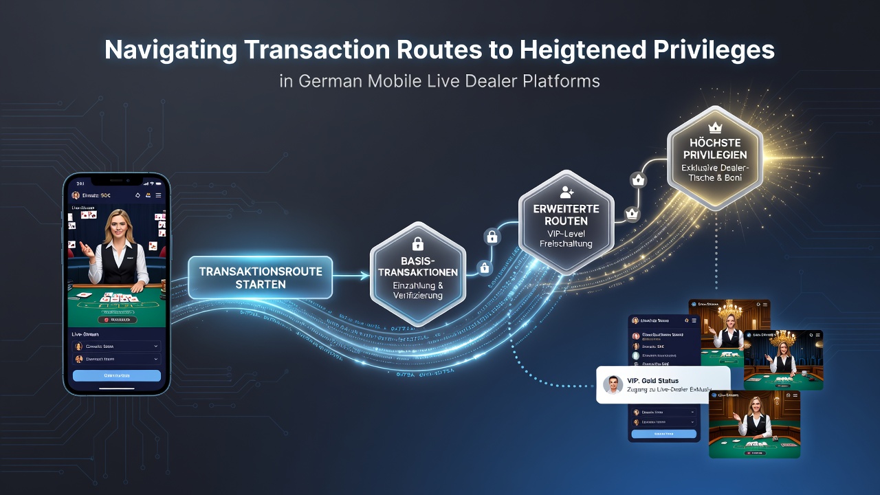 Beispiel für gestaffelte VIP-Programme in mobilen Live-Dealer-Apps