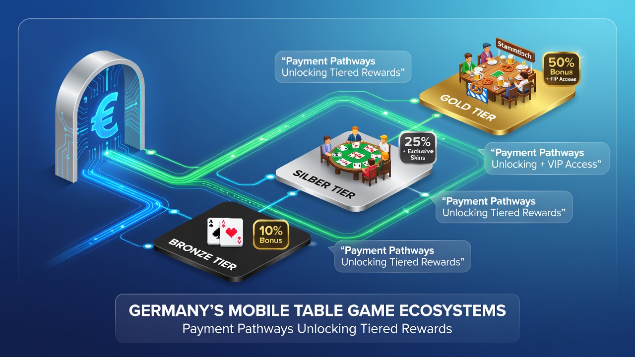 Integration von Zahlungssystemen für gestaffelte Prämien in deutschen mobilen Tischspielen