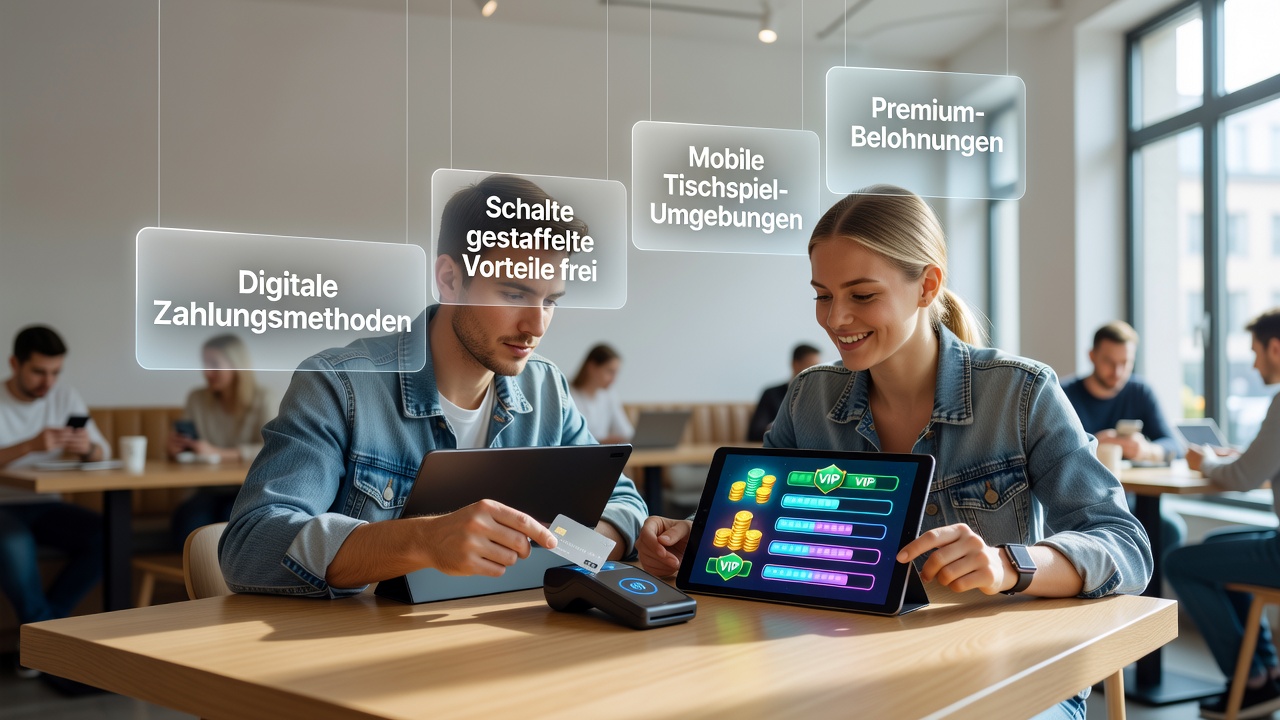 Digitale Zahlungsmethoden und gestaffelte Prämien in mobilen Tischspielen